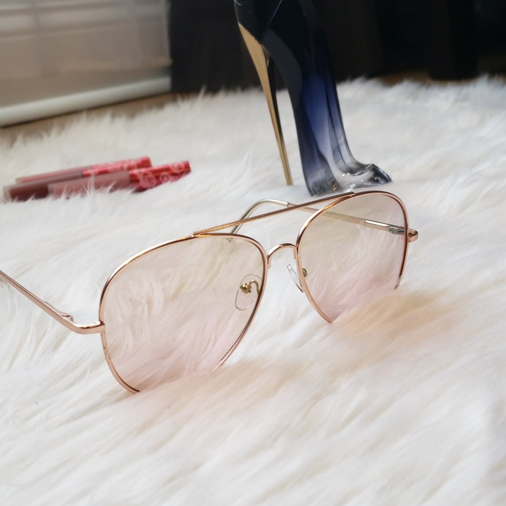 Rose Gold Sunglasses - Picture 3 of 5